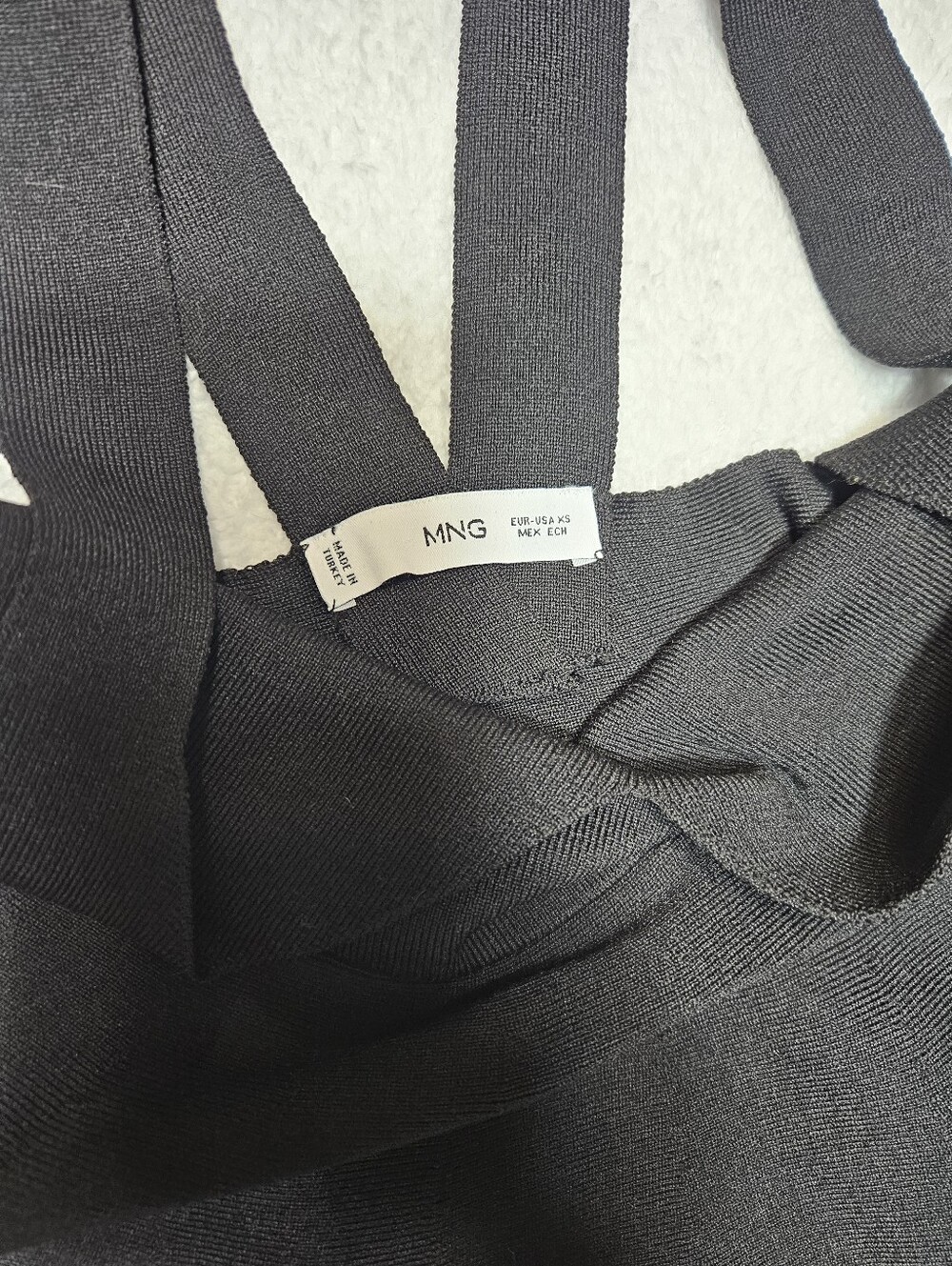Mango Fine Knit Peplum Top - Picture 2 of 7